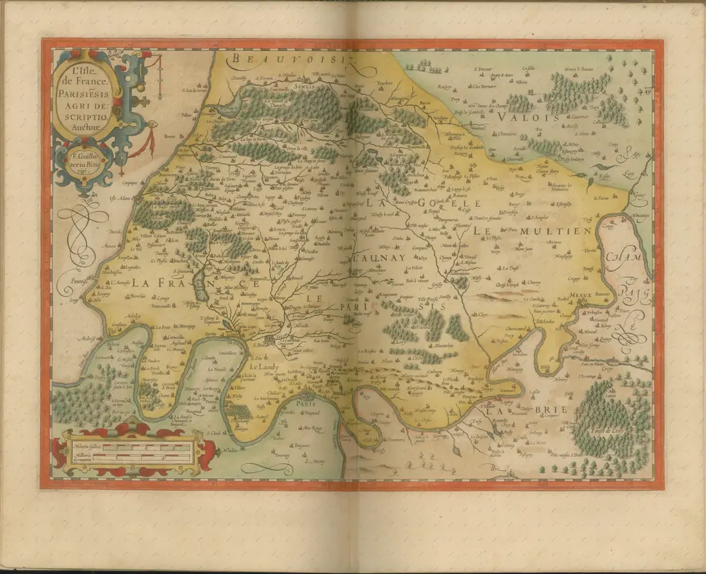 mapa z atlasu "Atlas Sive Cosmographicae Meditationes De Fabrica Mvndi Et Fabricati Figvra. Denuo auctos"