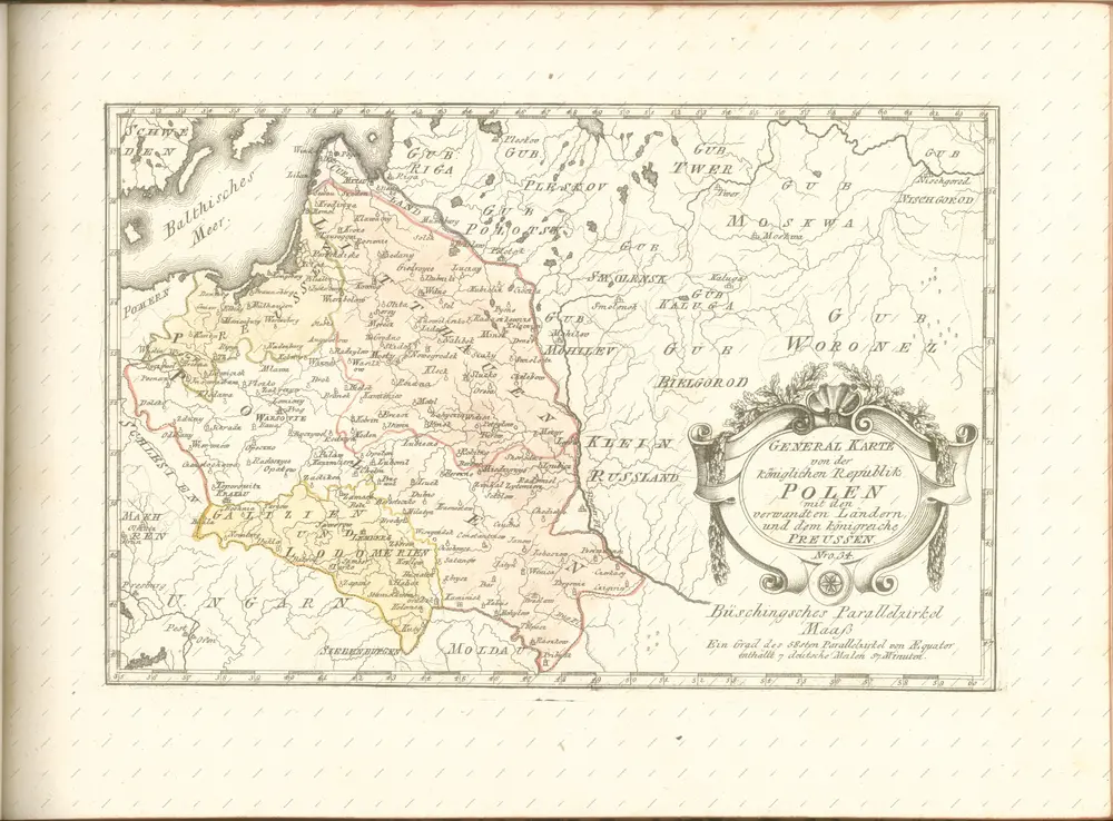 mapa z atlasu "Schauplatz der fünf Theile der Welt :"