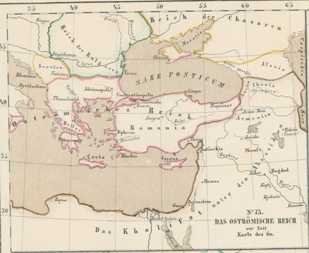 Das Oströmische Reich zur Zeit Karls des Gr.