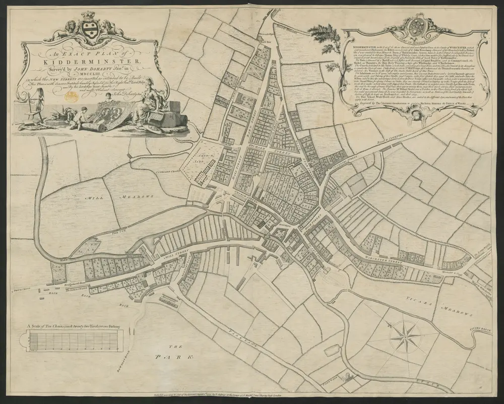 An EXACT PLAN of KIDDERMINSTER