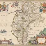 Cumbria; Vulgo Cumberland. [Karte], in: Theatrum orbis terrarum, sive, Atlas novus, Bd. 4, S. 490.