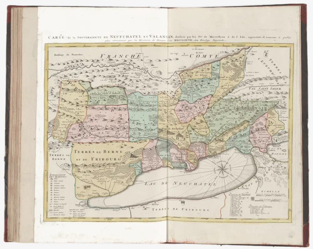 Atlas der alten Eidgenossenschaft in 20 Karten: Fürstentum Neuenburg