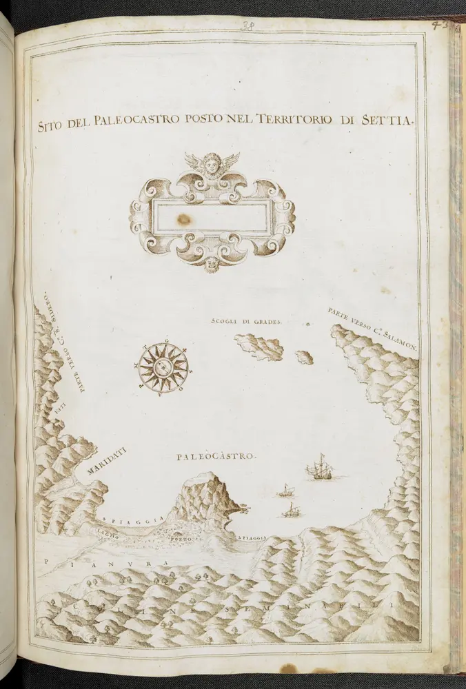 [Untitled manuscript atlas of Crete by Francesco Basilicata in 1612].