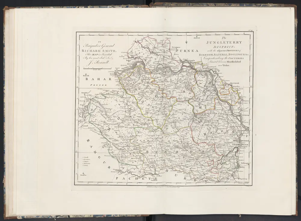 The Jungleterry District; with the Adjacent Provinces of Birboom, Rajemal, Boglipour and & c: Comprehending the Countries situated between Moorshedabad and Bahar.