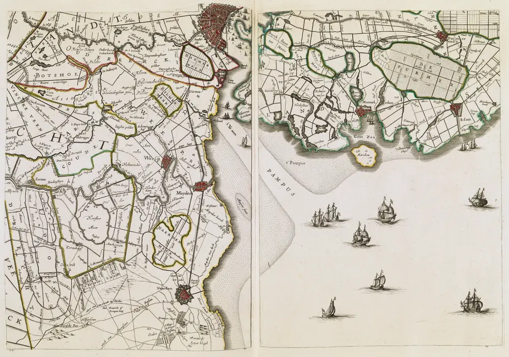 Sheet 25, 26. Carte De Hollande Et D'utrecht