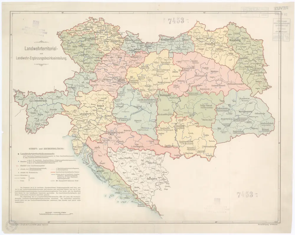 Landwehrterritorial- und Landwehr-Ergänzungsbezirkseinteilung