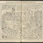 Valesiae Prior Et VI. Nova Tabula. [Karte], in: Claud. Ptolemaeus. Geographia lat. cum mappis [...], S. 353.