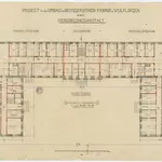Wülflingen: Pflegeanstalt, Projekt für den Umbau der Beuggerschen Fabrik, Erdgeschoss; Grundriss
