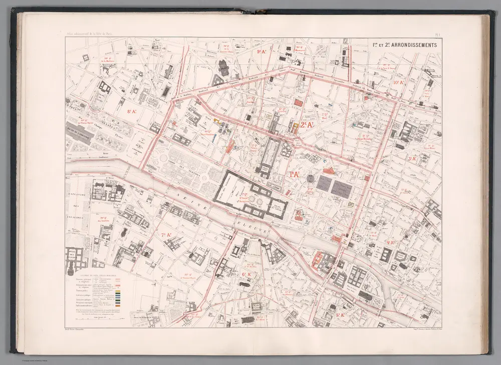 Pl. 1: 1Er. et 2E. Arrondissements