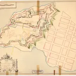 Kristiania amt nr 11: Plan de Forteresse d'Aggershuus et de la ville de Christiania