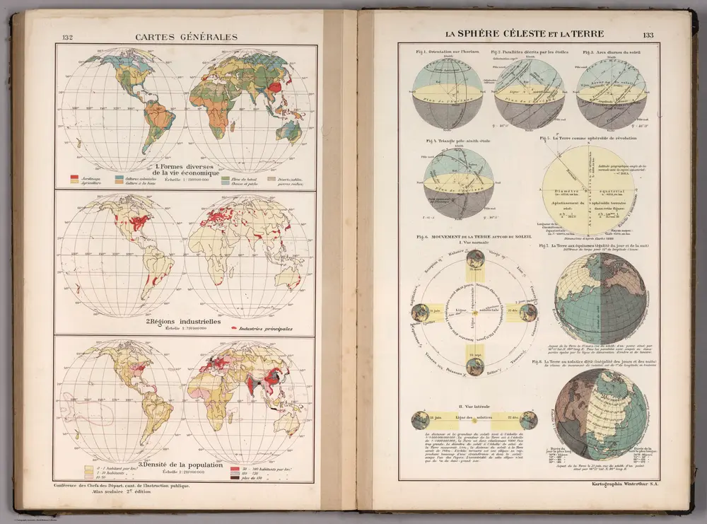 Cartes Generales ; La Sphere Celeste et La Terre