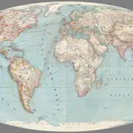 Mollweide Projection: Sections 1-24 Henze's Erd-Globus.