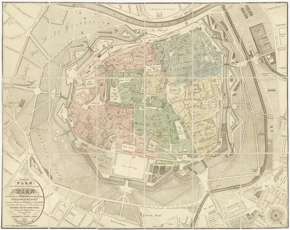 Neuester Plan der Haupt- und Residenzstadt Wien