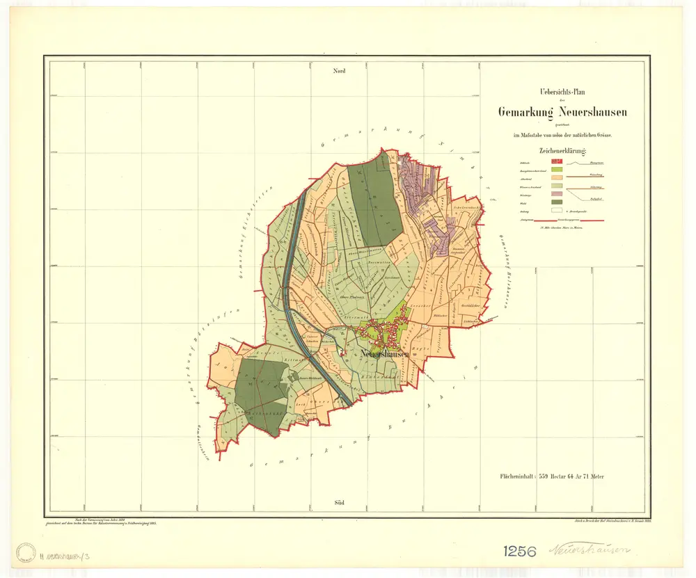 Neuershausen, March, FR. GLAK H-1 Gemarkungspläne