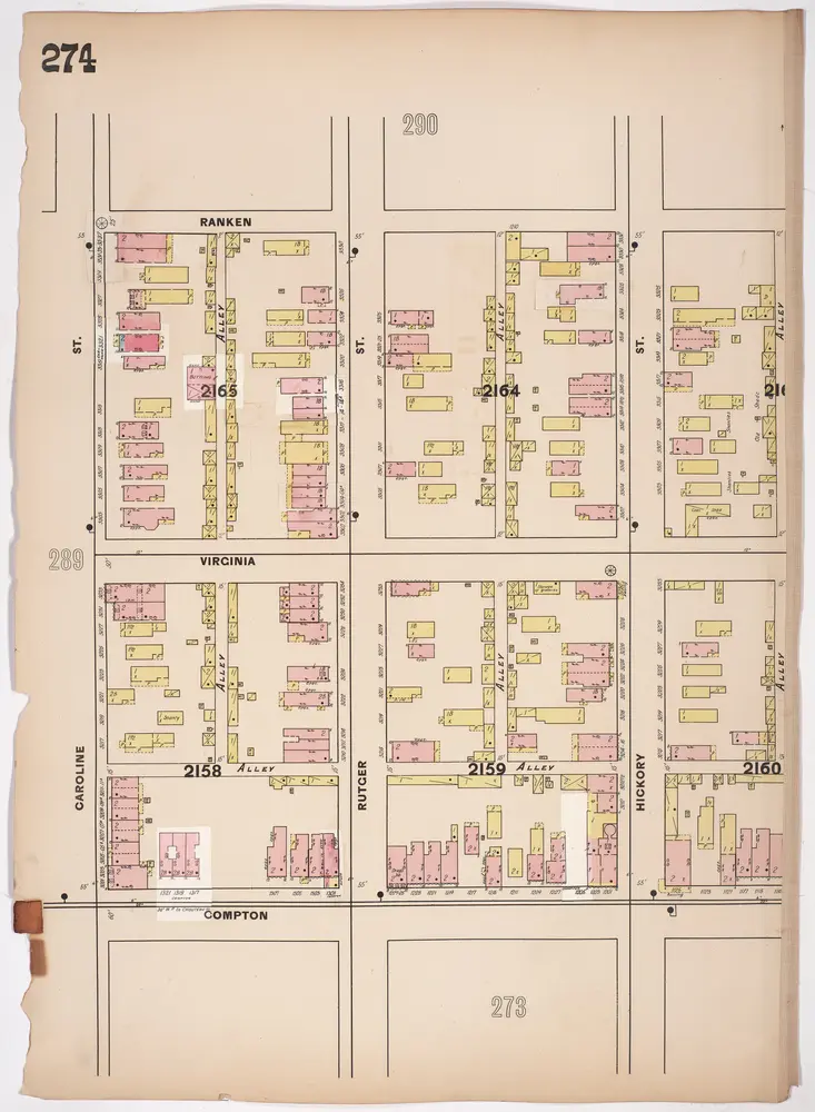 A. Whipple & Co.'s insurance map of St. Louis, Mo