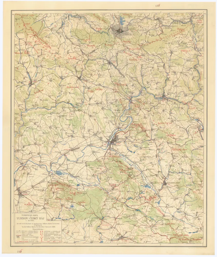 Turistická mapa Turnov-Český ráj 1.50.000