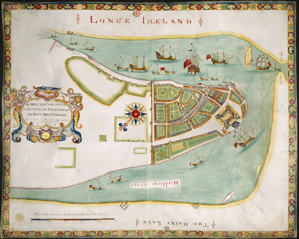 Plan of New York or New Amsterdam (as in Sep' 1661