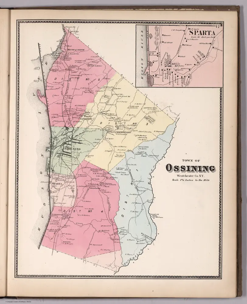 Town of Ossining, Westchester County, New York.  Sparta.