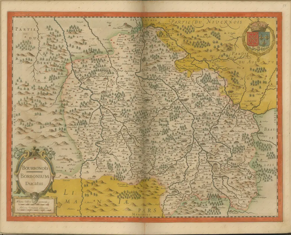 mapa z atlasu "Atlas Sive Cosmographicae Meditationes De Fabrica Mvndi Et Fabricati Figvra. Denuo auctos"