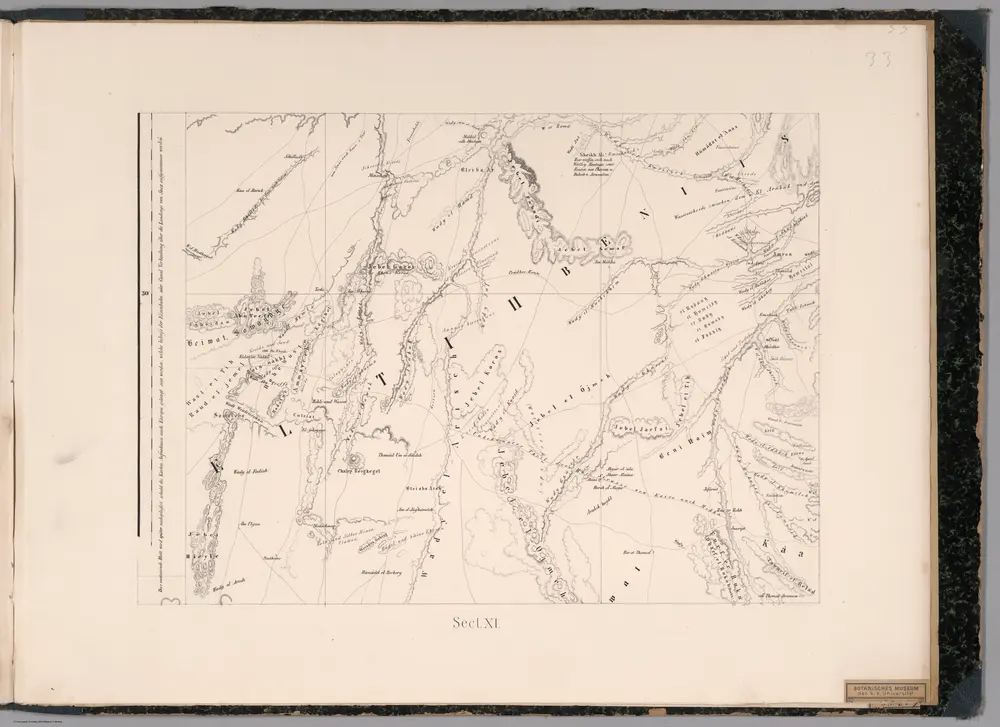 Sect. XI.  Pfuhl.  Atlas of Palestine and the Sinai Peninsula.