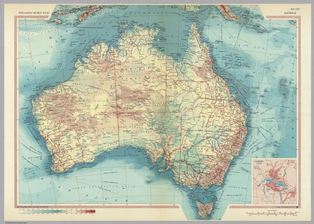 Australia.  Pergamon World Atlas.