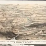 Stannard & Son's, panoramic birds-eye view of the French & Prussian provinces, on the banks of the Rhine, shewing all the fortresses belonging to each army, with the railways & frontier boundaries of each country