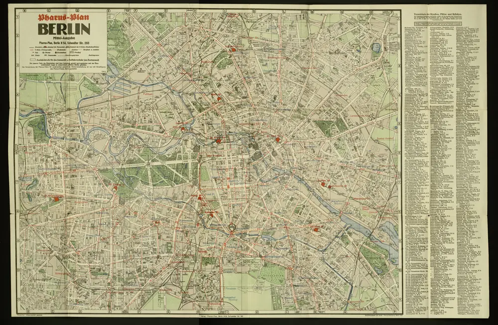 Pharus-Plan Berlin