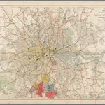 [Kaart], uit: Bartholomew's road surface map of London & neighbourhood