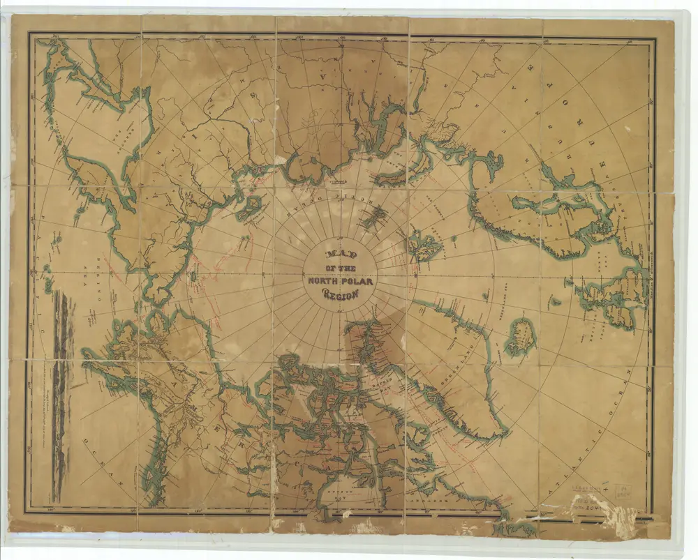 Map of the North Polar Region