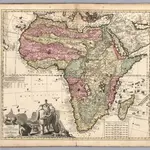 Africae in Tabula Geographica Delineatio