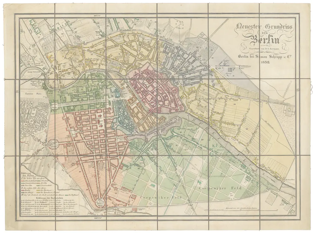 Neuester Grundriss von Berlin