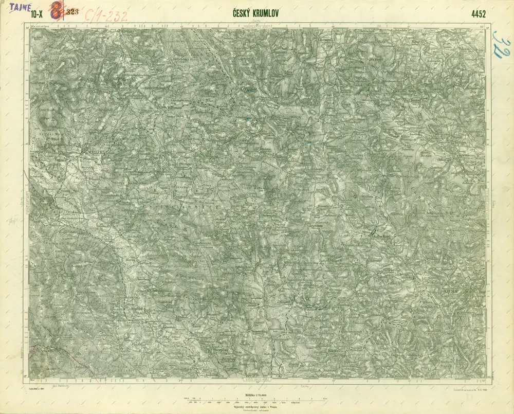 III. vojenské mapování 4452