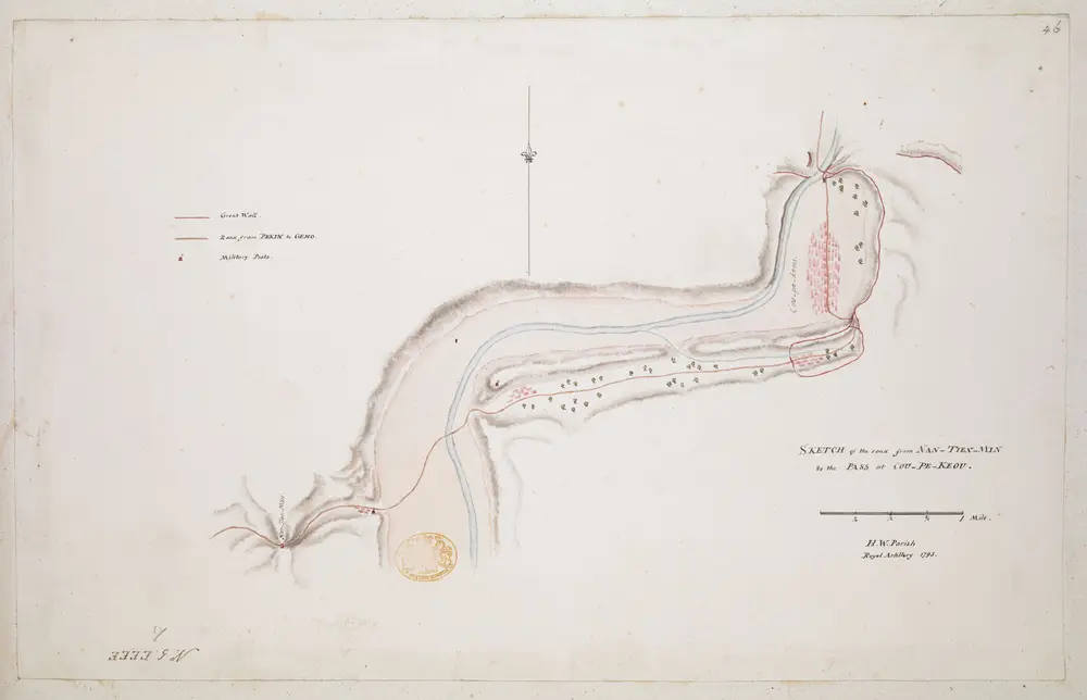 [A collection of eighty views, maps, portraits and drawings illustrative of the Embassy sent to China under George, Earl of Macartney, in 1793; drawn chiefly by William Alexander, some by Sir John Barrow, Bart., some by Sir Henry Woodbine Parish, and one by William Gomm. Many of them are engraved in Sir George Staunton's Narrative of the Embassy, published in 1797.]