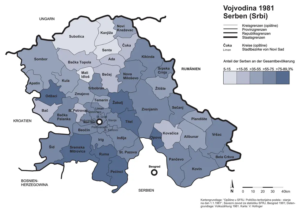 Vojvodina 1981. Serben (Srbi)