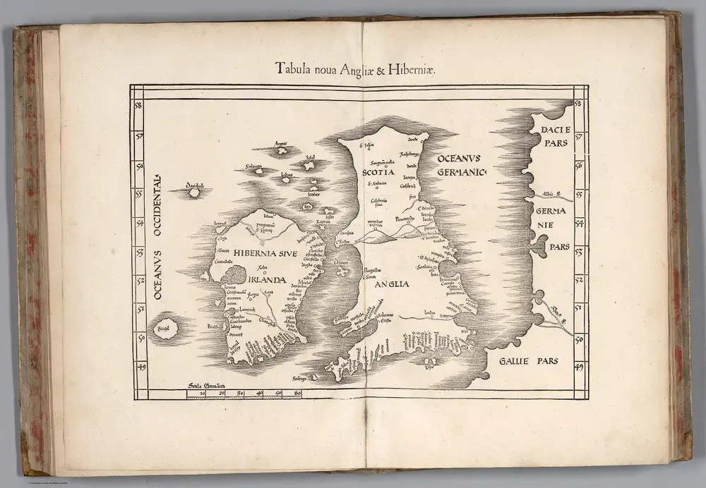 Tabula noua Angliae & Hiberniae