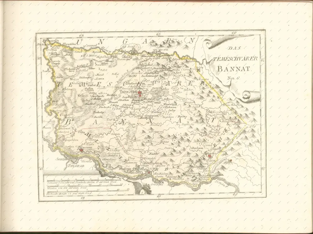 mapa z atlasu "Schauplatz der fünf Theile der Welt :"