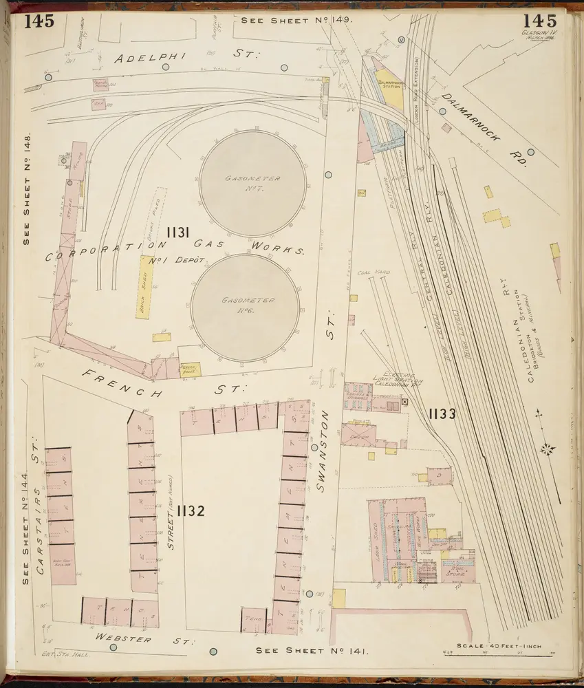 Insurance Plan of Glasgow Vol. IV: sheet 145