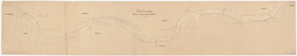 Bauma: Von der Schlösslibrücke bis oberhalb Gublen; Situationsplan (Töss-Gebiet Nr. 40 a)