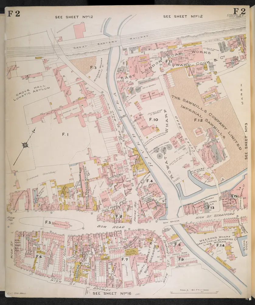 Insurance Plan of London North East District Vol. F: sheet 2