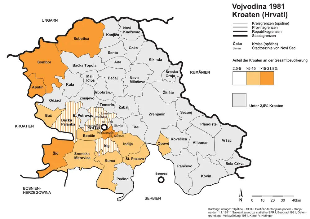 Vojvodina 1981. Kroaten (Hrvati)