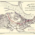 Rebel Line of Works at Blakely - 1865