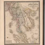 Map of Burma, Siam, Cochin-China and Malaya