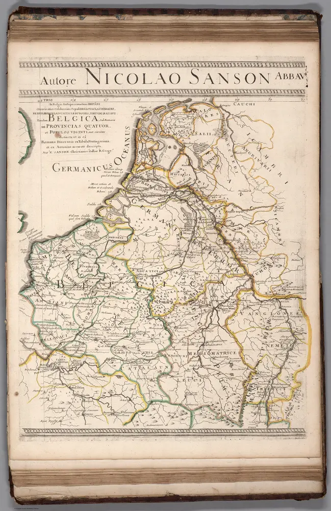 Map of the Geography of Ancient France (continued.)