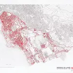 Historische Bauzustände der Zürcher Aussenquartiere in 48 Blättern: Riesbach im Jahre 1932 auf einem Plan von 1986; Übersichtsplan