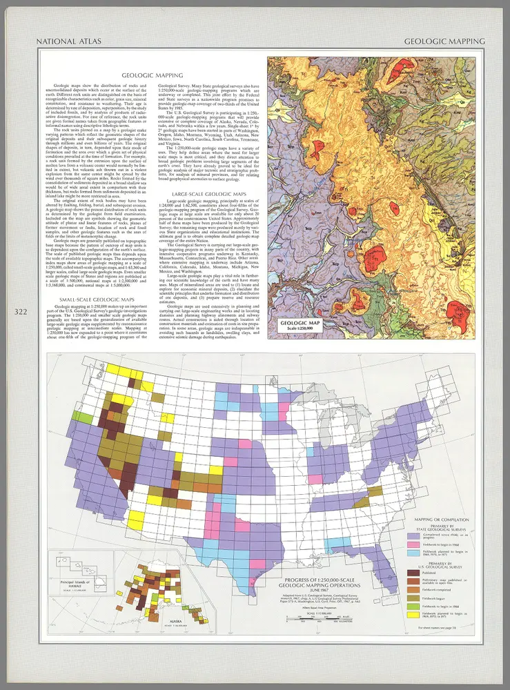 Geologic map : Scale 1:250,000 ...