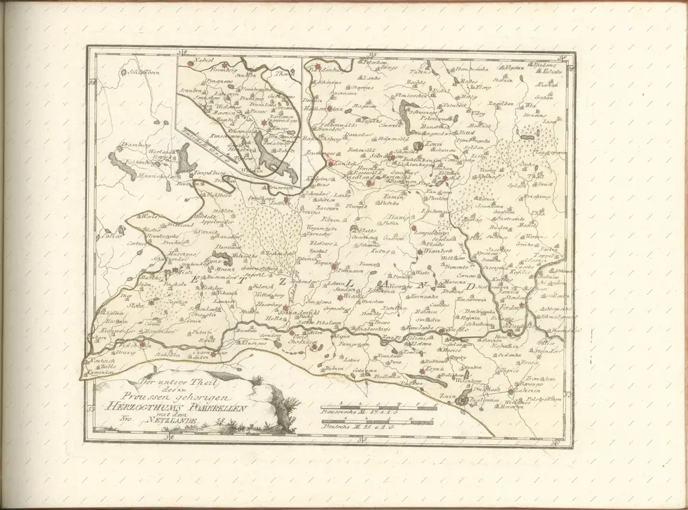 mapa z atlasu "Schauplatz der fünf Theile der Welt :"