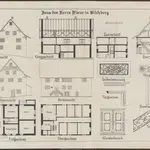 Das Bauernhaus im Kanton Zürich: Kilchberg: Haus von Herrn Pfister; Ansichten, Grundrisse und Querschnitte (Nr. 72)