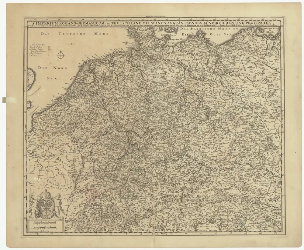 S. Imperium Romano-Germanicum oder Teutschland mit seinen angräntzenden Königreichen und Provincien