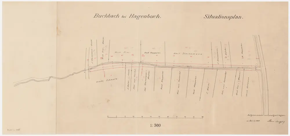 Hagenbuch: Buchbach; Situationsplan