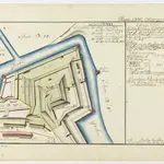 Zürich: Dem Spital Zürich gehörende Lehen in den Fortifikationswerken; Ansichten, Grundrisse und Schnitte: Schanzenlehen Nr. 17 a Kleine Stadt, zwischen Elefanten- und Katz-Bollwerk; Grundriss